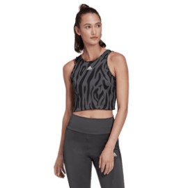 New Top adidas AEROREADY Designed To Move Tiger Print Mujer
