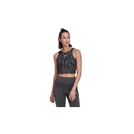 New Top adidas AEROREADY Designed To Move Tiger Print Mujer