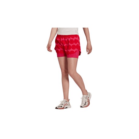 New Short adidas Correr X Marimekko Marathon 20 2 en 1 Mujer