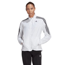 New Chamarra adidas Correr Marathon 3 Stripes Mujer