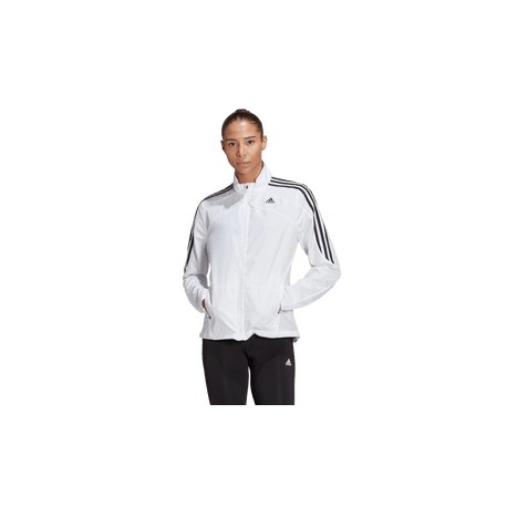 New Chamarra adidas Correr Marathon 3 Stripes Mujer