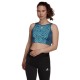 New Sujetador adidas Fitness AEROREADY Designed To Move Zebra-Print Mujer