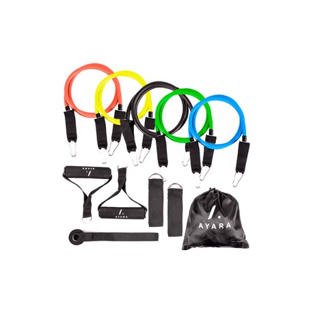 New Set de 11 Ligas de Resistencia Ayara Fitness SET11 Multicolor