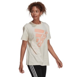New Playera adidas Fitness Brand Love Slanted Mujer