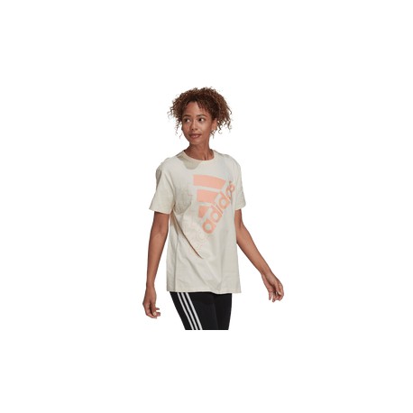 New Playera adidas Fitness Brand Love Slanted Mujer