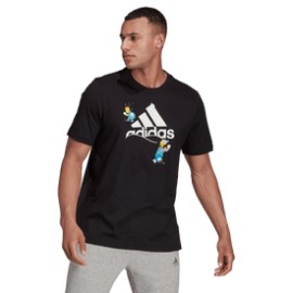 New Playera adidas x The Simpsons Snowball Fight Estampada