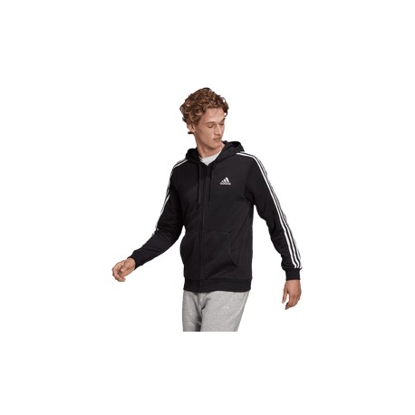 New Chamarra adidas Essentials 3 Stripes French Terry