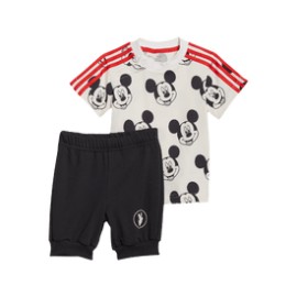New Conjunto Deportivo adidas Casual Disney Mickey Mouse Summer Bebé