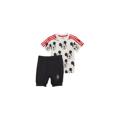 New Conjunto Deportivo adidas Casual Disney Mickey Mouse Summer Bebé