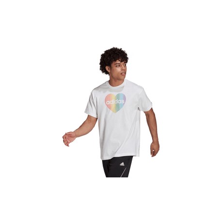New Playera adidas Fitness Pride Heart